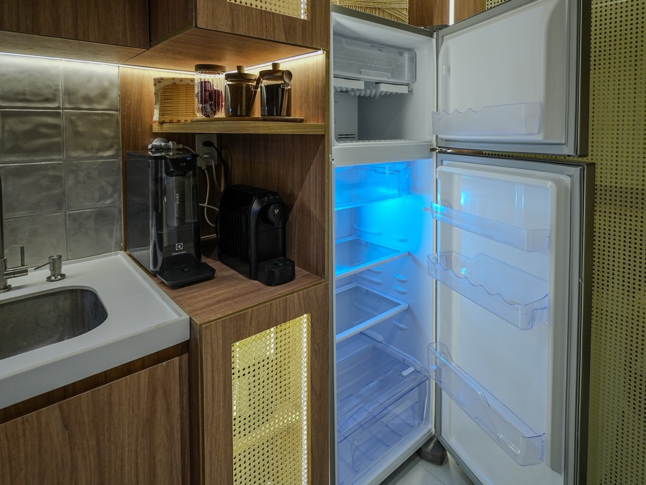 Flat Jardins Al Mare - Cozinha