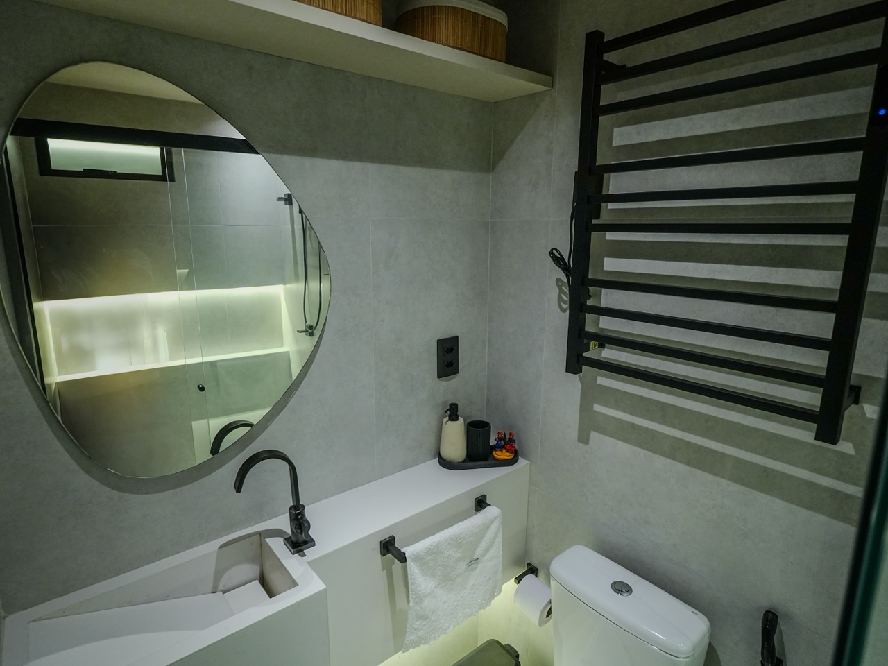 Flat Jardins Al Mare - Banheiro