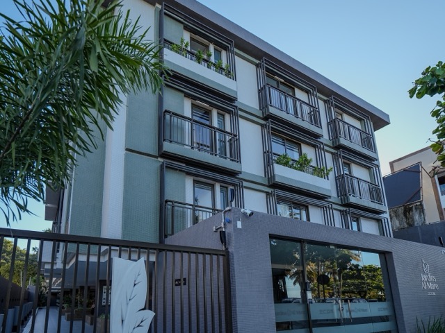 Flat Cabo Branco - Fachada moderna para férias com tranquilidade